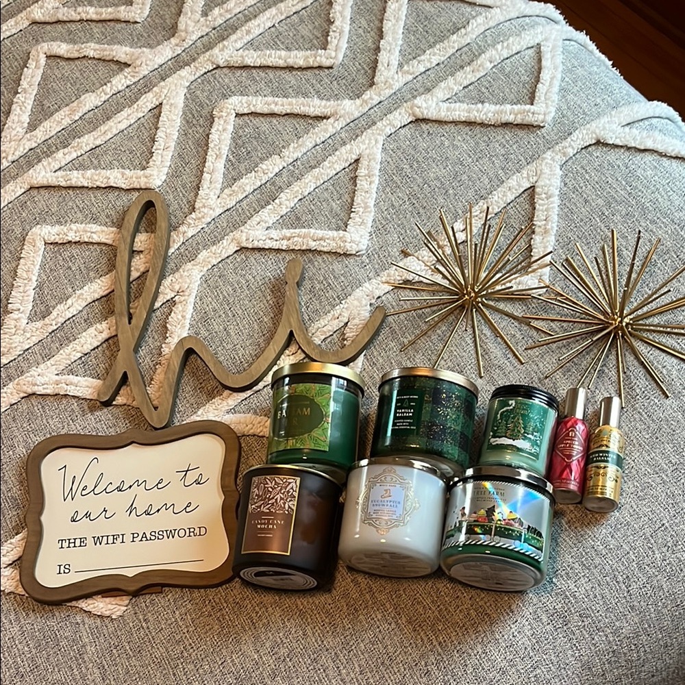 Candle and home decor bundle